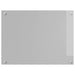 Keukenachterwand 2 st Lichtgrijs 80 x 60 cm gehard glas