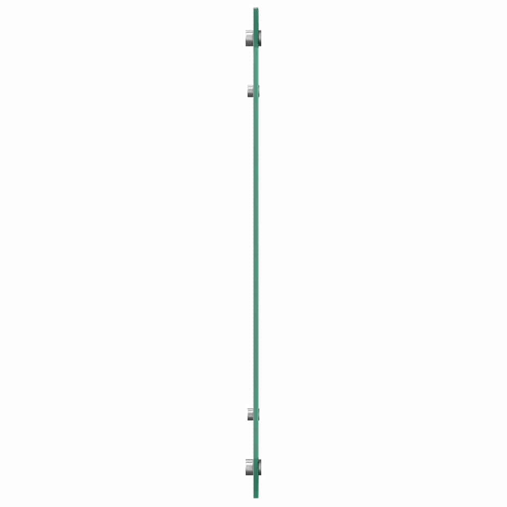 Keukenachterwand 2 st Lichtgrijs 80 x 60 cm gehard glas