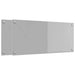 Keukenachterwand 2 st Lichtgrijs 90 x 40 cm gehard glas
