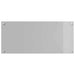 Keukenachterwand 2 st Lichtgrijs 90 x 40 cm gehard glas