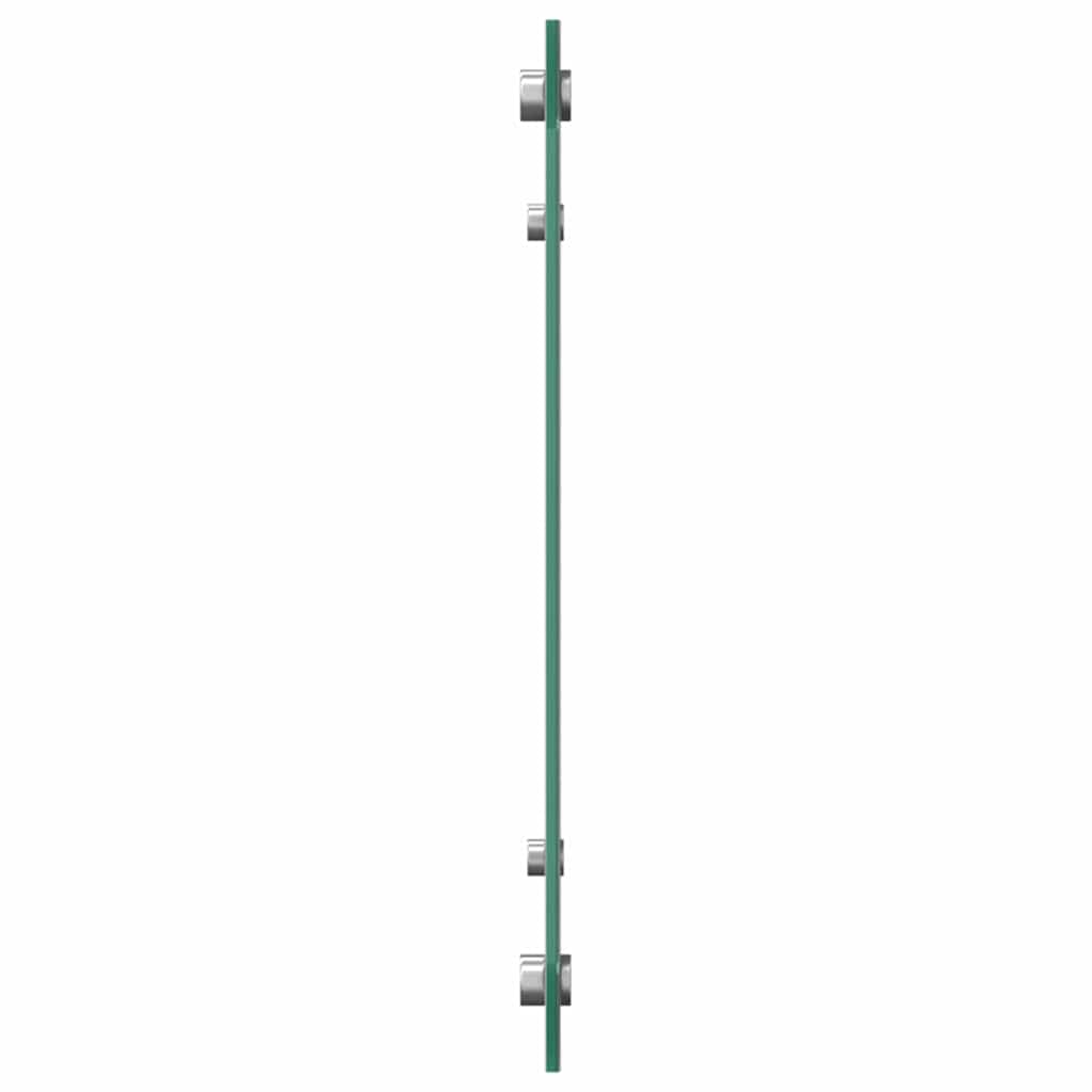 Keukenachterwand 2 st Lichtgrijs 90 x 40 cm gehard glas