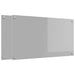 Keukenachterwand 2 st Lichtgrijs 90 x 50 cm gehard glas