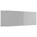 Keukenachterwand 2 st Lichtgrijs 100 x 40 cm gehard glas