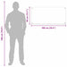 Keukenachterwand 2 st Lichtgrijs 100 x 40 cm gehard glas