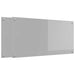 Keukenachterwand 2 st Lichtgrijs 100 x 50 cm gehard glas