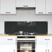 Keukenachterwand 2 st Donkergrijs 70 x 40 cm gehard glas