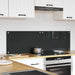 Keukenachterwand 2 st Donkergrijs 70 x 40 cm gehard glas