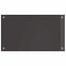 Keukenachterwand 2 st Donkergrijs 70 x 40 cm gehard glas