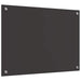 Keukenachterwand 2 st Donkergrijs 70 x 50 cm gehard glas