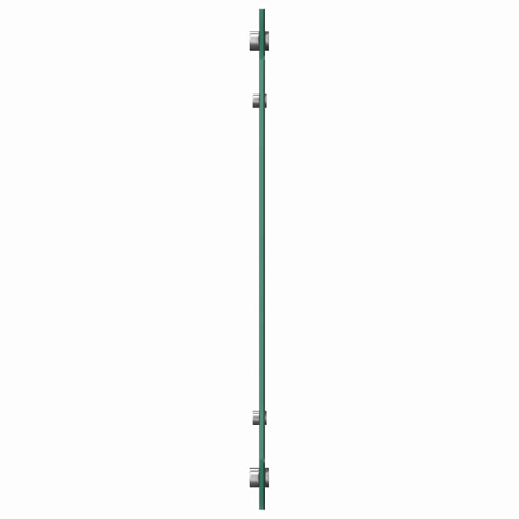 Keukenachterwand 2 st Donkergrijs 70 x 50 cm gehard glas