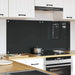 Keukenachterwand 2 st Donkergrijs 70 x 60 cm gehard glas
