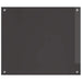 Keukenachterwand 2 st Donkergrijs 70 x 60 cm gehard glas