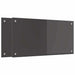 Keukenachterwand 2 st Donkergrijs 80 x 40 cm gehard glas
