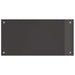 Keukenachterwand 2 st Donkergrijs 80 x 40 cm gehard glas
