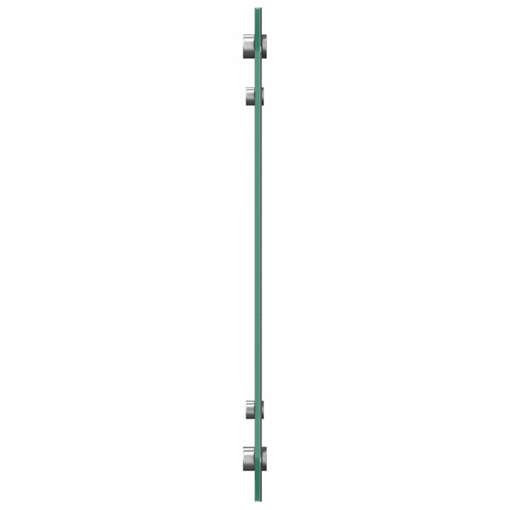 Keukenachterwand 2 st Donkergrijs 80 x 40 cm gehard glas