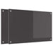 Keukenachterwand 2 st Donkergrijs 80 x 50 cm gehard glas