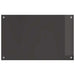 Keukenachterwand 2 st Donkergrijs 80 x 50 cm gehard glas