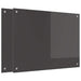 Keukenachterwand 2 st Donkergrijs 80 x 60 cm gehard glas