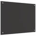 Keukenachterwand 2 st Donkergrijs 80 x 60 cm gehard glas