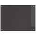 Keukenachterwand 2 st Donkergrijs 80 x 60 cm gehard glas
