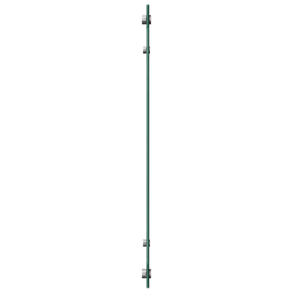 Keukenachterwand 2 st Donkergrijs 80 x 60 cm gehard glas
