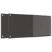 Keukenachterwand 2 st Donkergrijs 90 x 40 cm gehard glas