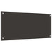 Keukenachterwand 2 st Donkergrijs 90 x 40 cm gehard glas