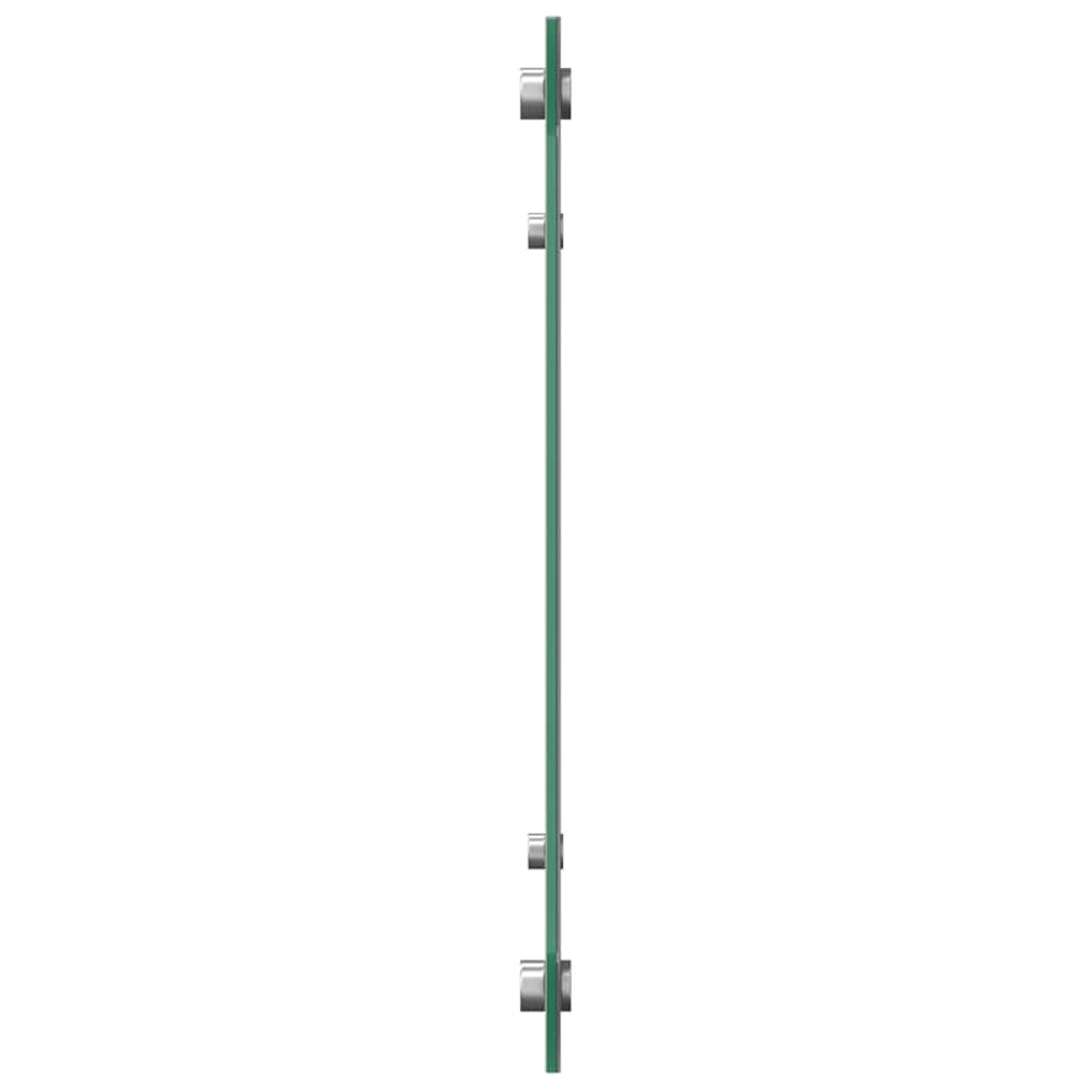 Keukenachterwand 2 st Donkergrijs 90 x 40 cm gehard glas