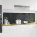 Keukenachterwand 2 st Donkergrijs 90 x 50 cm gehard glas