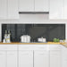 Keukenachterwand 2 st Donkergrijs 90 x 50 cm gehard glas