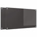 Keukenachterwand 2 st Donkergrijs 90 x 50 cm gehard glas