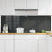 Keukenachterwand 2 st Donkergrijs 90 x 60 cm gehard glas