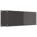 Keukenachterwand 2 st Donkergrijs 100 x 40 cm gehard glas