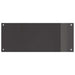 Keukenachterwand 2 st Donkergrijs 100 x 40 cm gehard glas