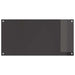 Keukenachterwand 2 st Donkergrijs 100 x 50 cm gehard glas