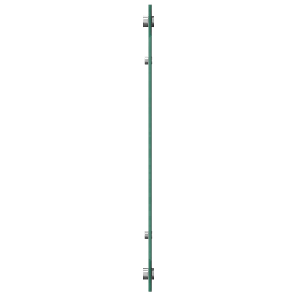 Keukenachterwand 2 st Donkergrijs 100 x 50 cm gehard glas