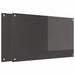 Keukenachterwand 2 st Donkergrijs 100 x 60 cm gehard glas
