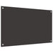 Keukenachterwand 2 st Donkergrijs 100 x 60 cm gehard glas