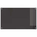 Keukenachterwand 2 st Donkergrijs 100 x 60 cm gehard glas
