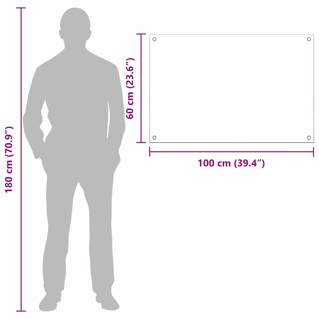 Keukenachterwand 2 st Donkergrijs 100 x 60 cm gehard glas