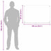 Keukenachterwand 2 st Donkergrijs 100 x 60 cm gehard glas