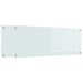 Keukenachterwand 2 st Wit 110 x 40 cm gehard glas