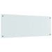 Keukenachterwand 2 st Wit 110 x 40 cm gehard glas