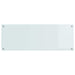 Keukenachterwand 2 st Wit 110 x 40 cm gehard glas