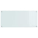 Keukenachterwand 2 st Wit 110 x 50 cm gehard glas
