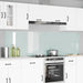 Keukenachterwand 2 st Wit 110 x 60 cm gehard glas