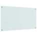 Keukenachterwand 2 st Wit 110 x 60 cm gehard glas