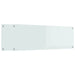 Keukenachterwand 2 st Wit 120 x 40 cm gehard glas