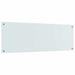 Keukenachterwand 2 st Wit 120 x 40 cm gehard glas