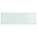 Keukenachterwand 2 st Wit 120 x 40 cm gehard glas